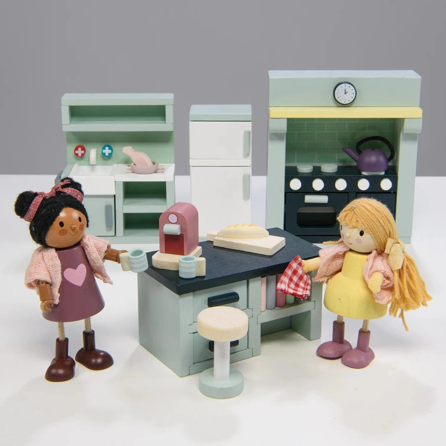 Dolls House Kitchen Furniture Tender Leaf Lil Tulips