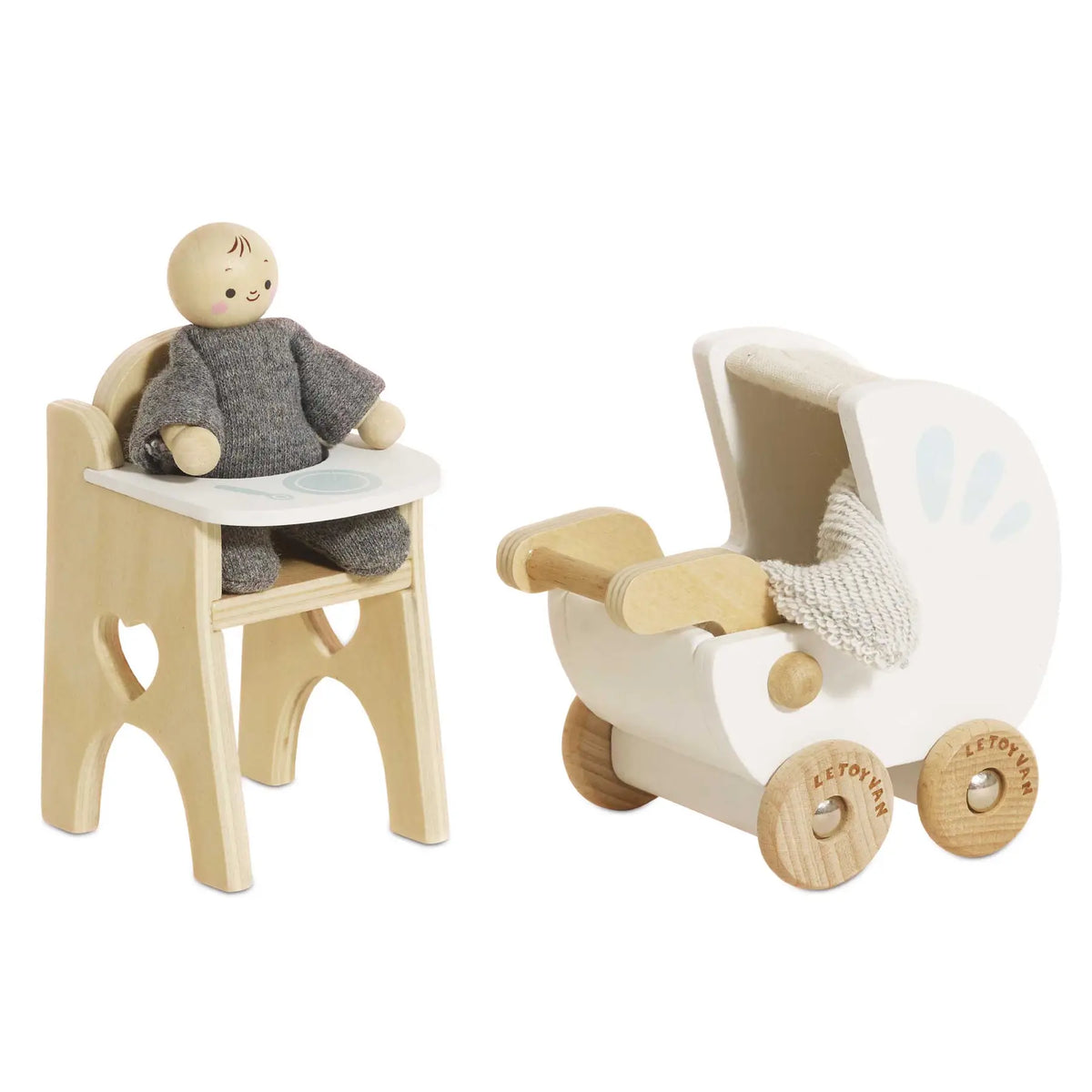 Dolls House Nursery & Baby Set Le Toy Van Lil Tulips