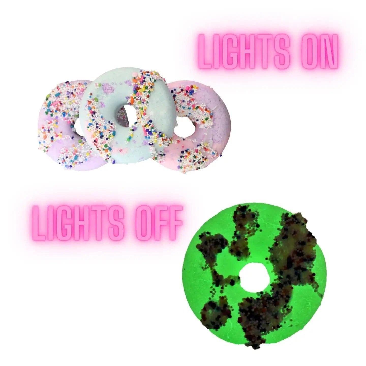 Donut Bath Bomb | Glownut garb2ART Cosmetics Lil Tulips