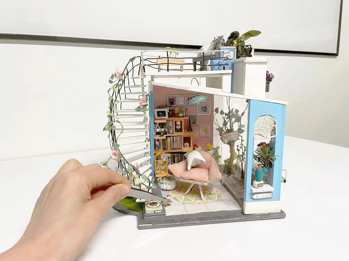 Dora's Loft DG12 Diy Mini House Duplex Apartment Rolife Lil Tulips