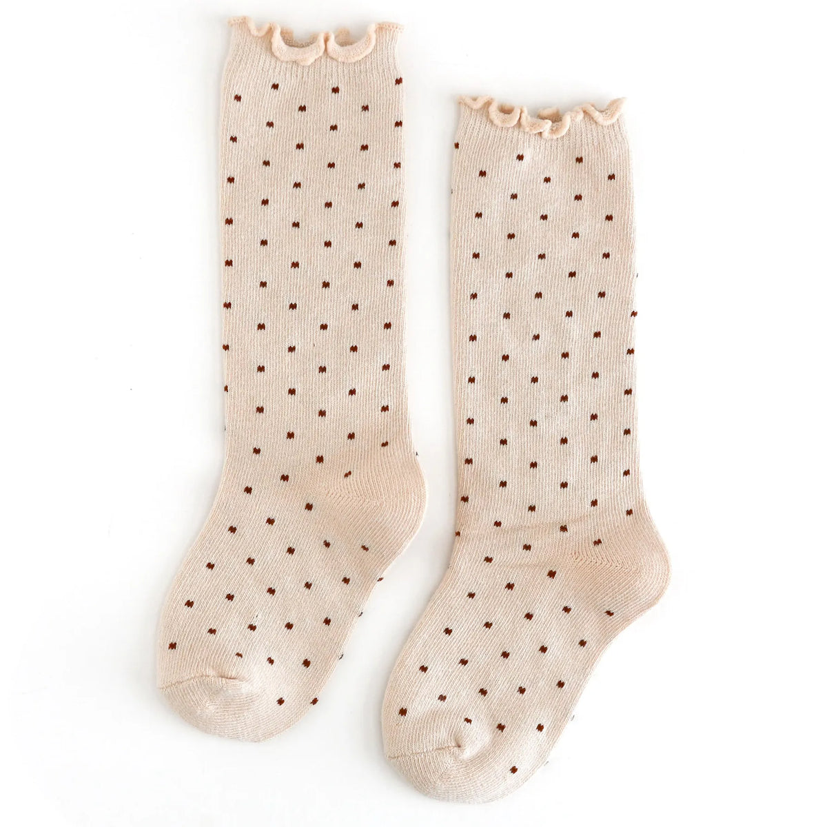 Dottie Knee Socks - Vanilla Little Stocking Company Lil Tulips