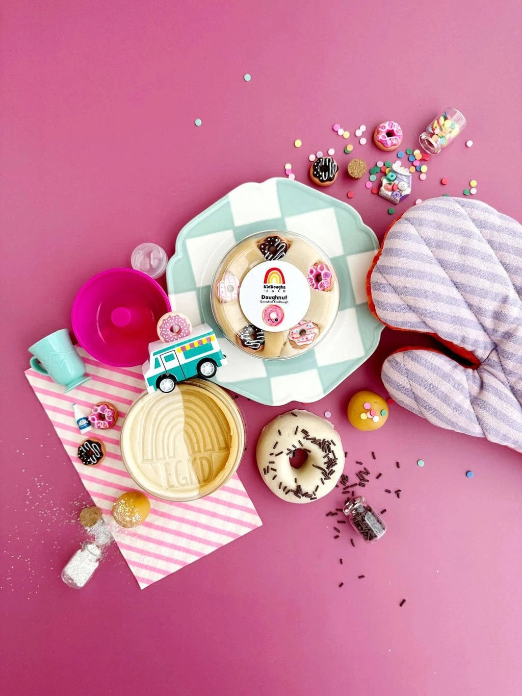 Doughnut Shoppe Kiddough Play Kit Earth Grown KidDoughs Lil Tulips
