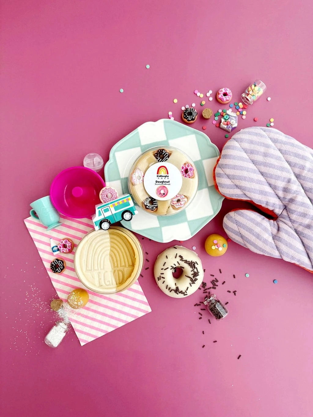 Doughnut Shoppe Kiddough Play Kit Earth Grown KidDoughs Lil Tulips