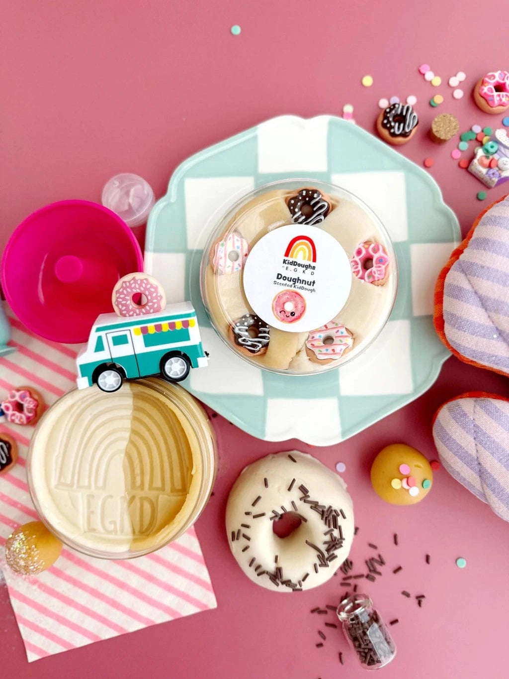Doughnut Shoppe Kiddough Play Kit Earth Grown KidDoughs Lil Tulips