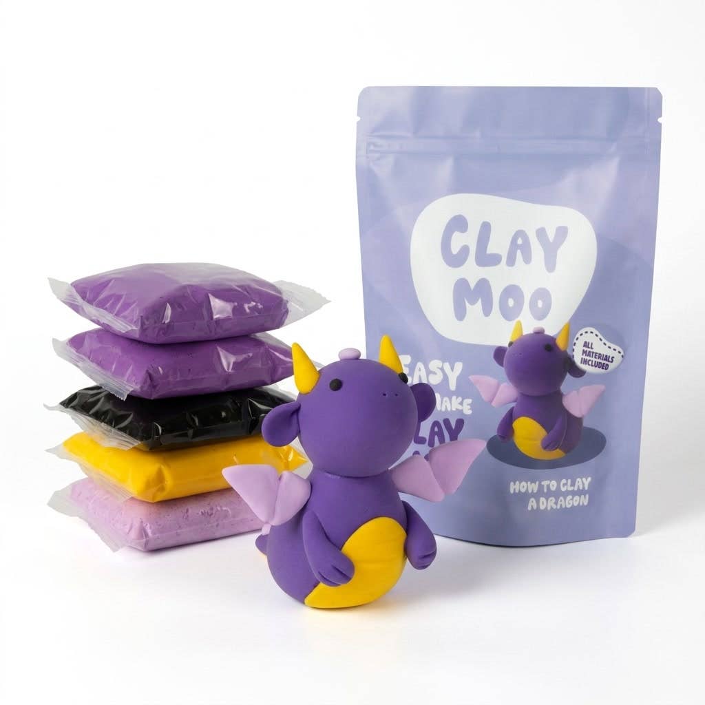 Dragon Clay Crafting Kit Default Claymoo Lil Tulips