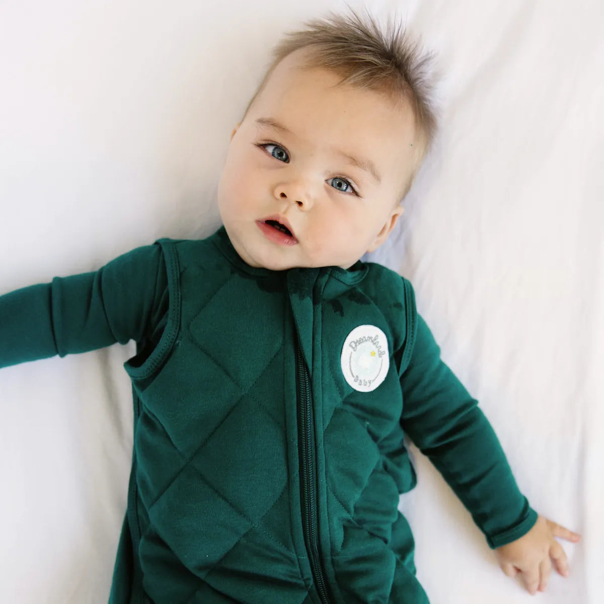 Dream Weighted Sleep Sack - Forest Green Dreamland Baby Lil Tulips