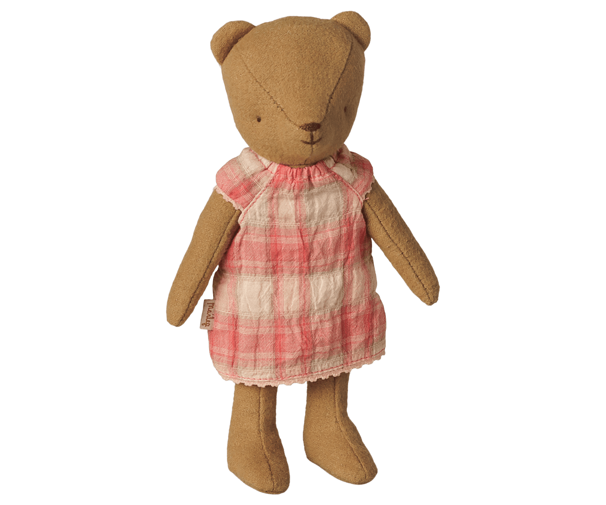 Dress, Teddy Junior - Coral Maileg Lil Tulips