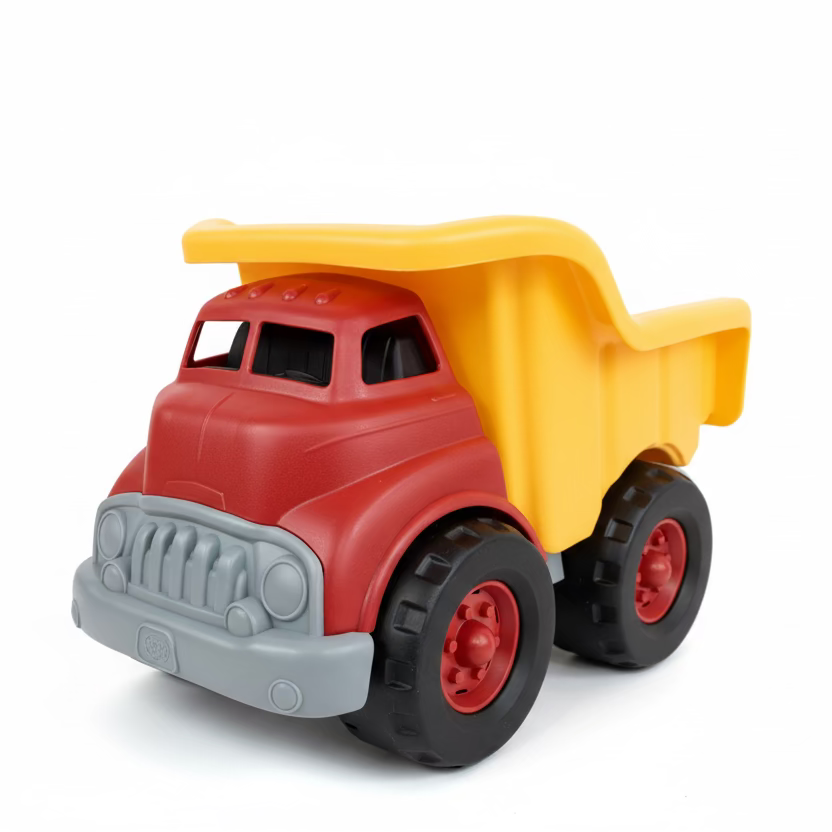 Dump Truck - Yellow/Red Green Toys Lil Tulips