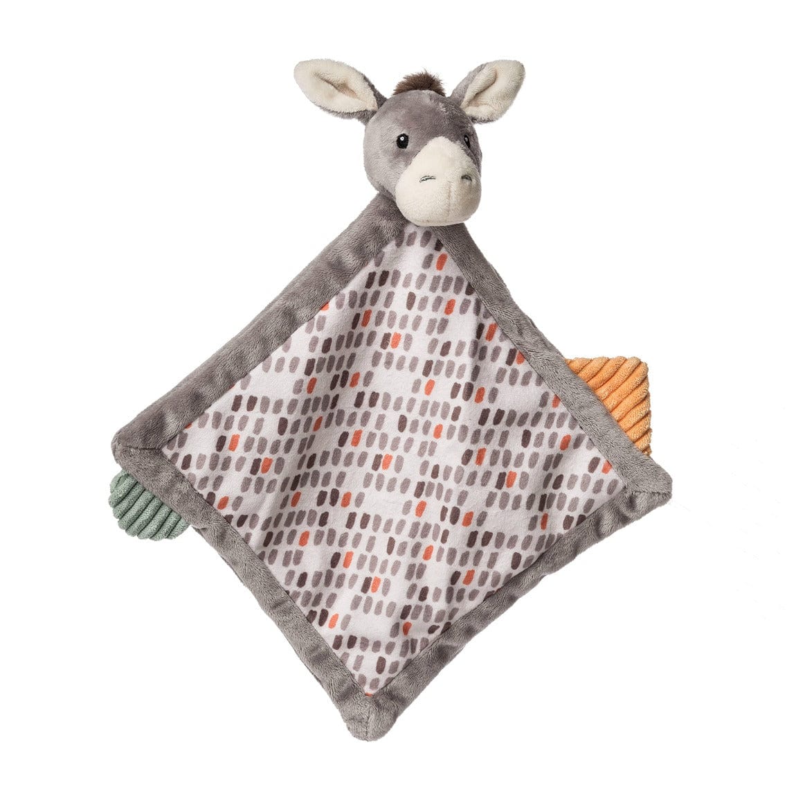 Dusty Donkey Character Blanket – 9×9″ Mary Meyer Lil Tulips