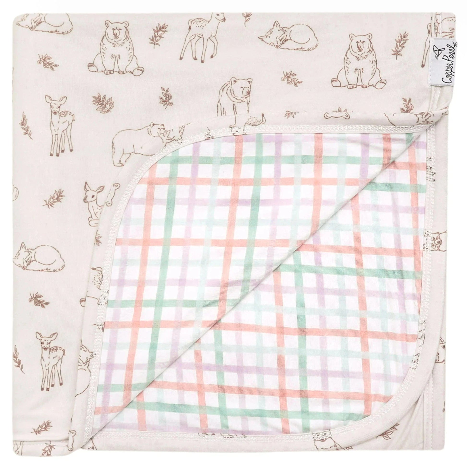 Dylan 3-Layer Stretchy Quilt Copper Pearl Lil Tulips