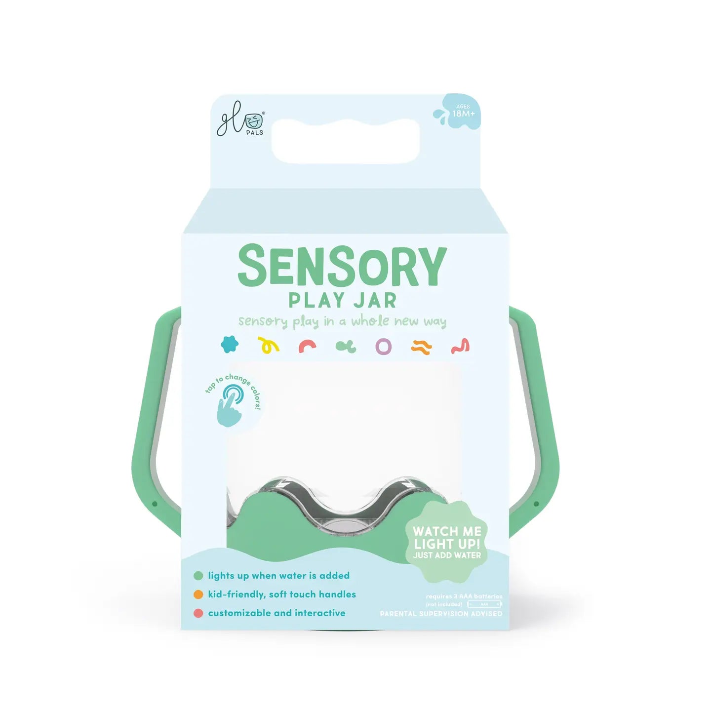 Teal Sensory Play Jar