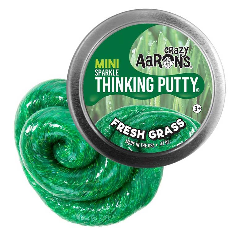 Easter Mini 2" Fresh Grass Putty Crazy Aaron's Putty World Lil Tulips