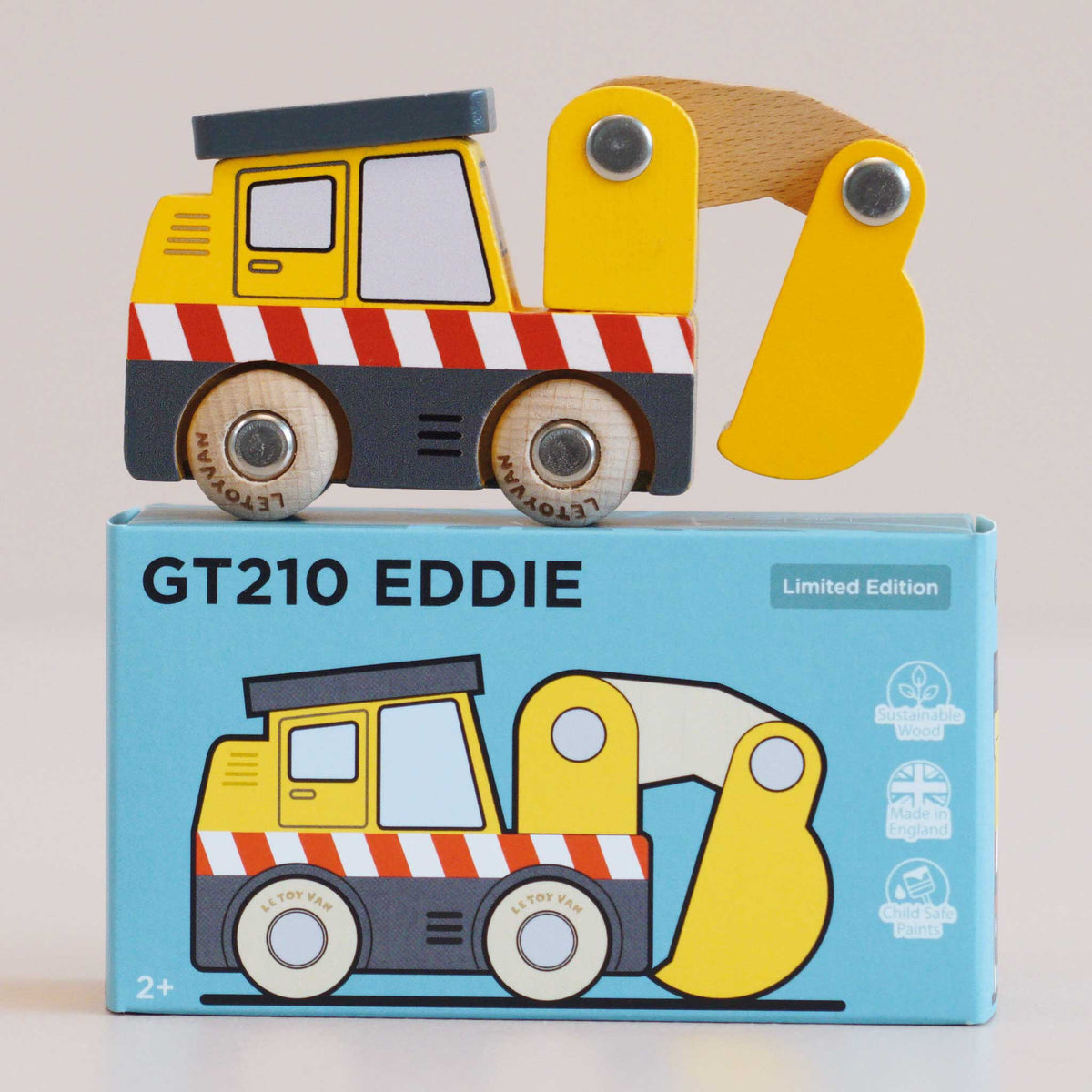 Eddie Wooden Vehicle (GT210) Le Toy Van Lil Tulips