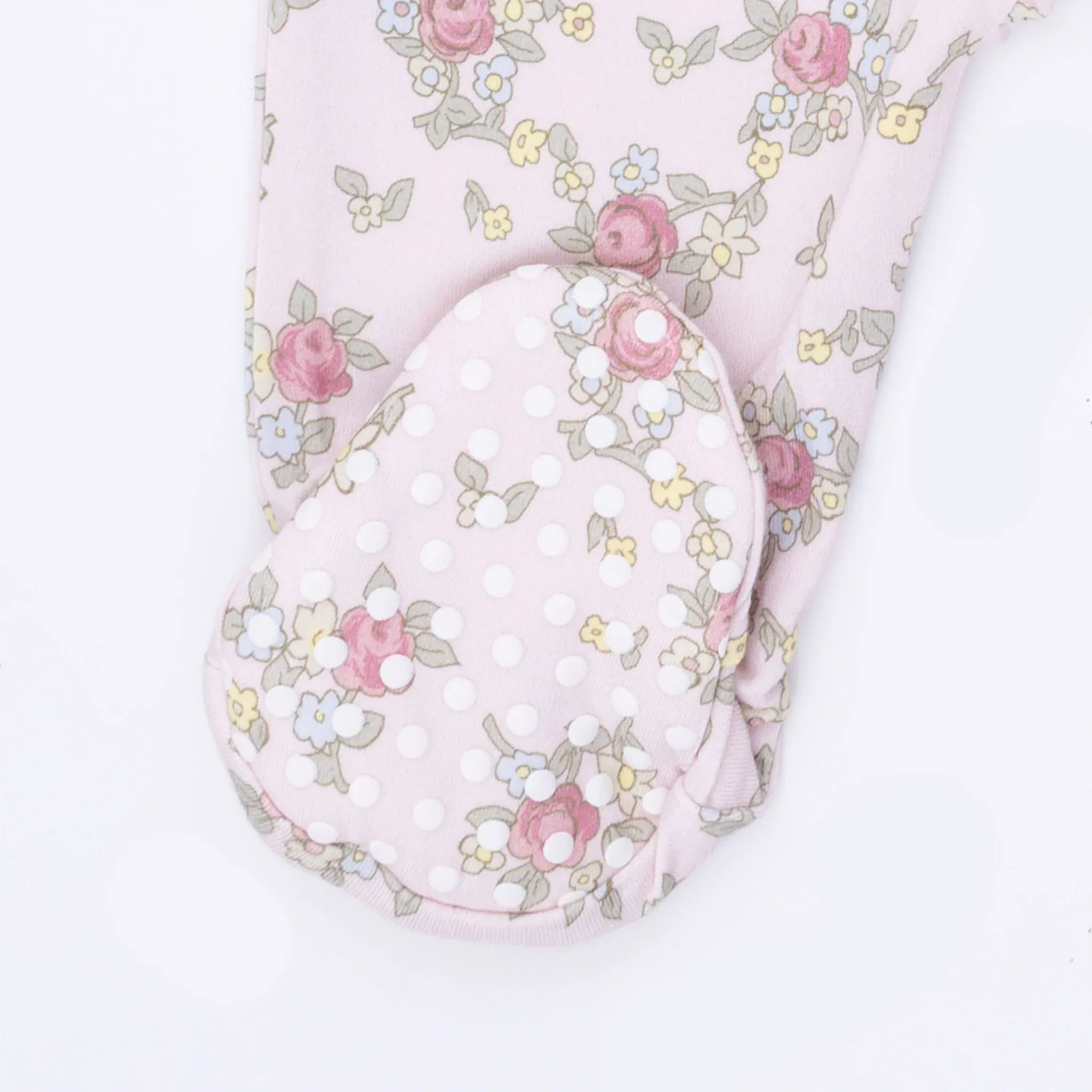 Edith's Rose Garden - 2 Way Ruffle Back Zipper Footie Angel Dear Lil Tulips