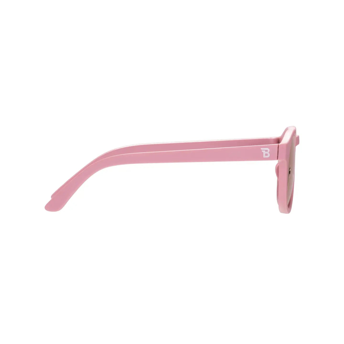 Pretty in Pink Polarized Keyhole Sunglasses with Mirrored Lens