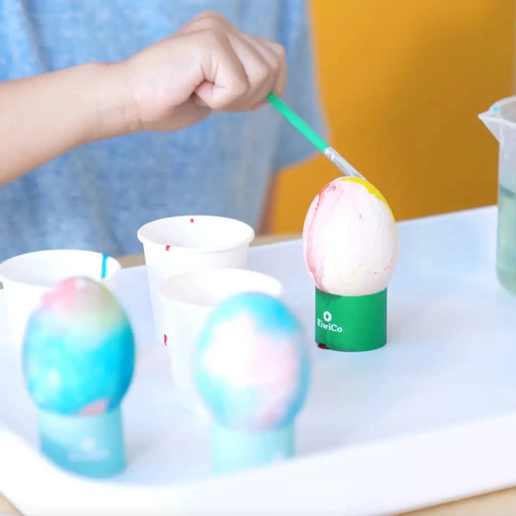 Eggsperiments Egg Dying Experiment Science Kit for Kids KiwiCo, Inc. Lil Tulips