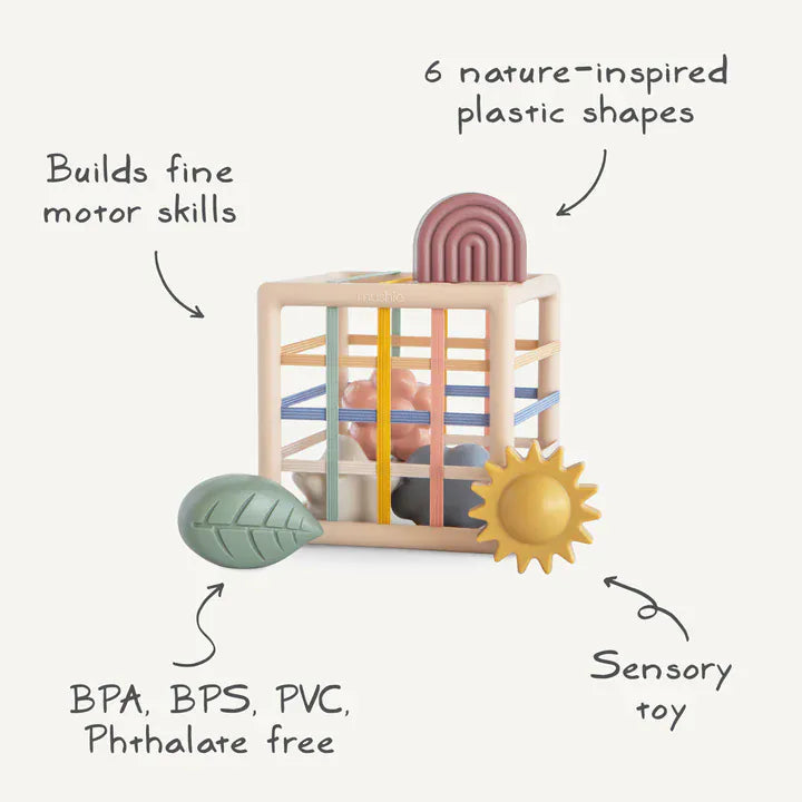 Elastic Shape Sorter Mushie Lil Tulips