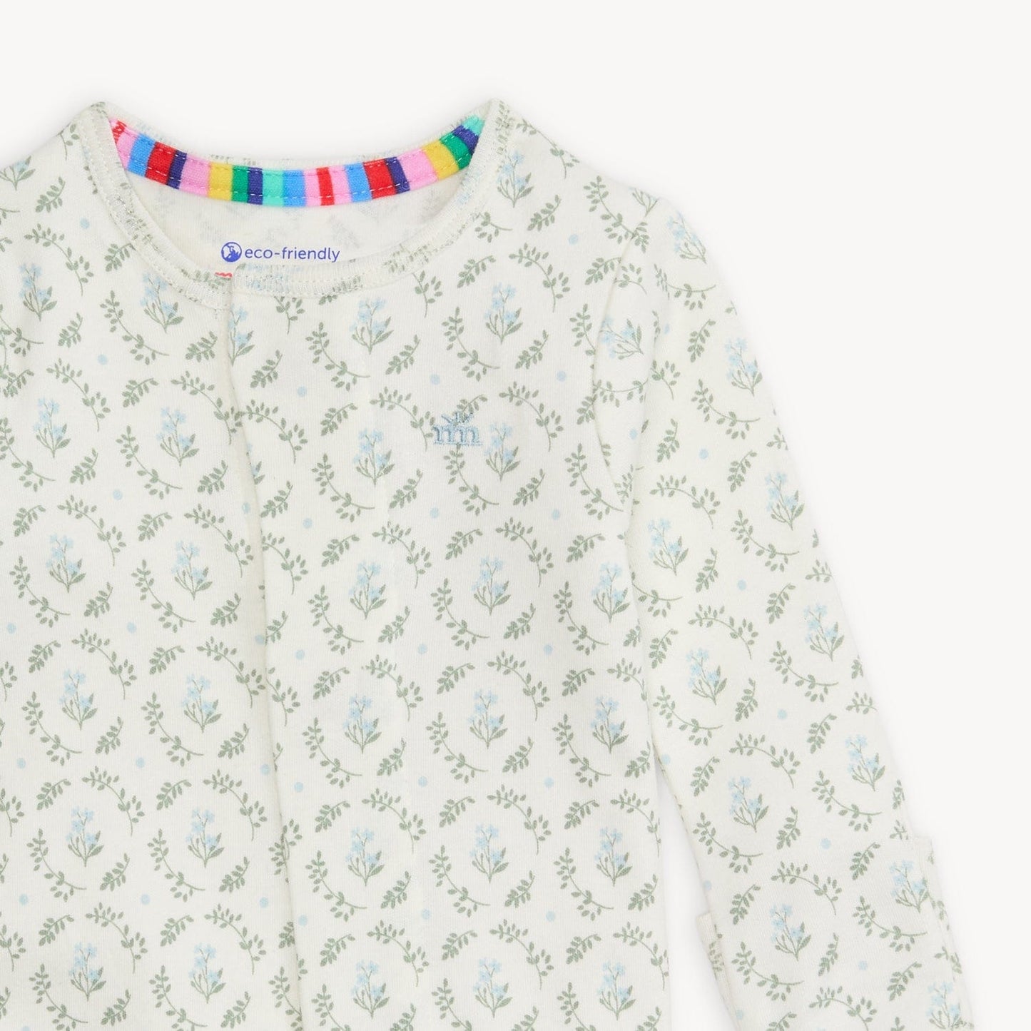 Eloise Organic Cotton Footie Magnetic Me Lil Tulips
