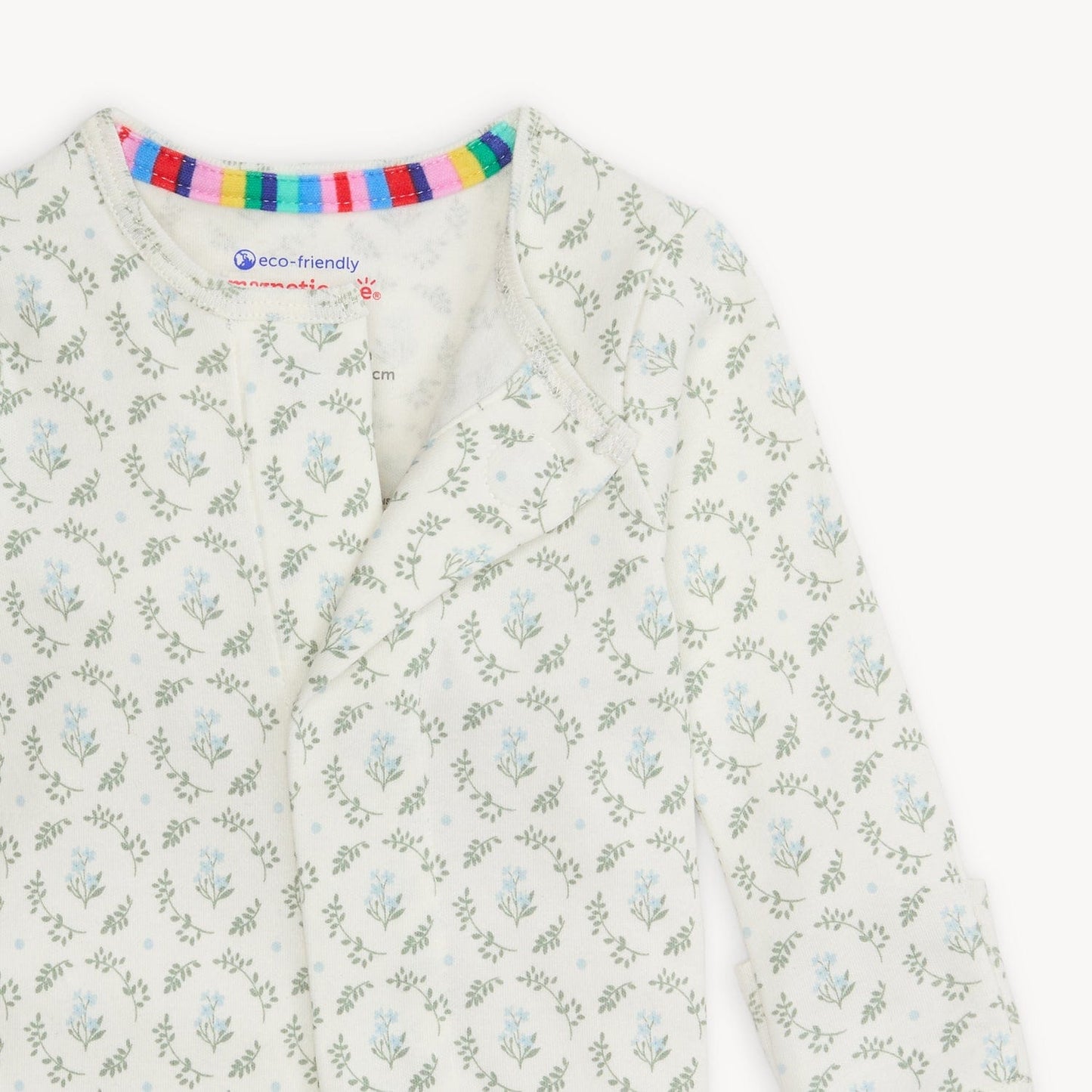 Eloise Organic Cotton Footie Magnetic Me Lil Tulips