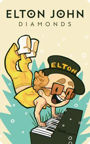 Elton John Diamonds - Audiobook Card Yoto Lil Tulips