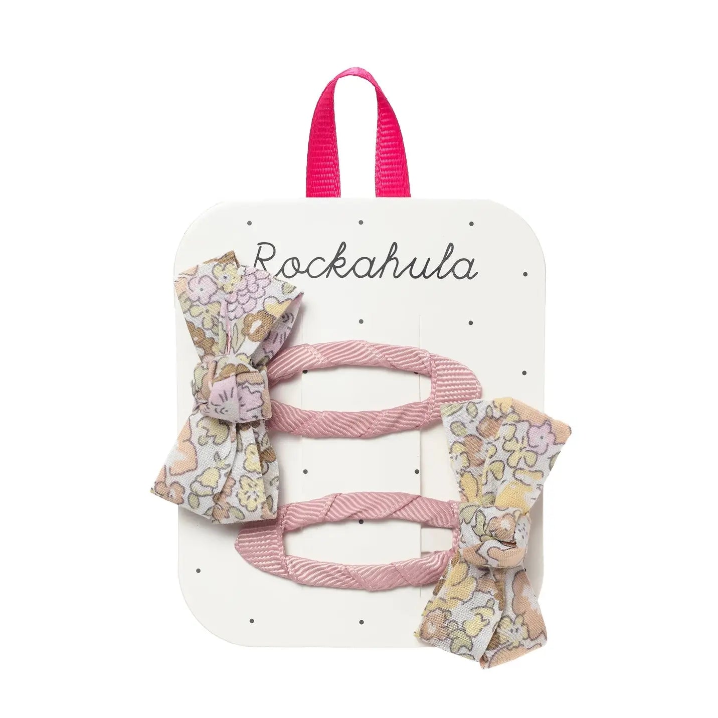 Fairytale Floral Twisty Bow Clips Rockahula Kids Lil Tulips