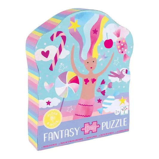 Fantasy 12pc Shaped Jigsaw with Shaped Box Floss and Rock Lil Tulips