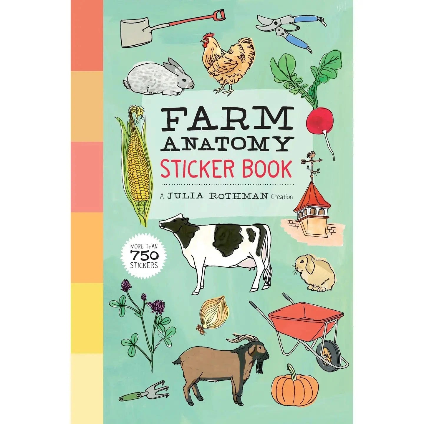 Farm Anatomy - Sticker Book Hachette Lil Tulips