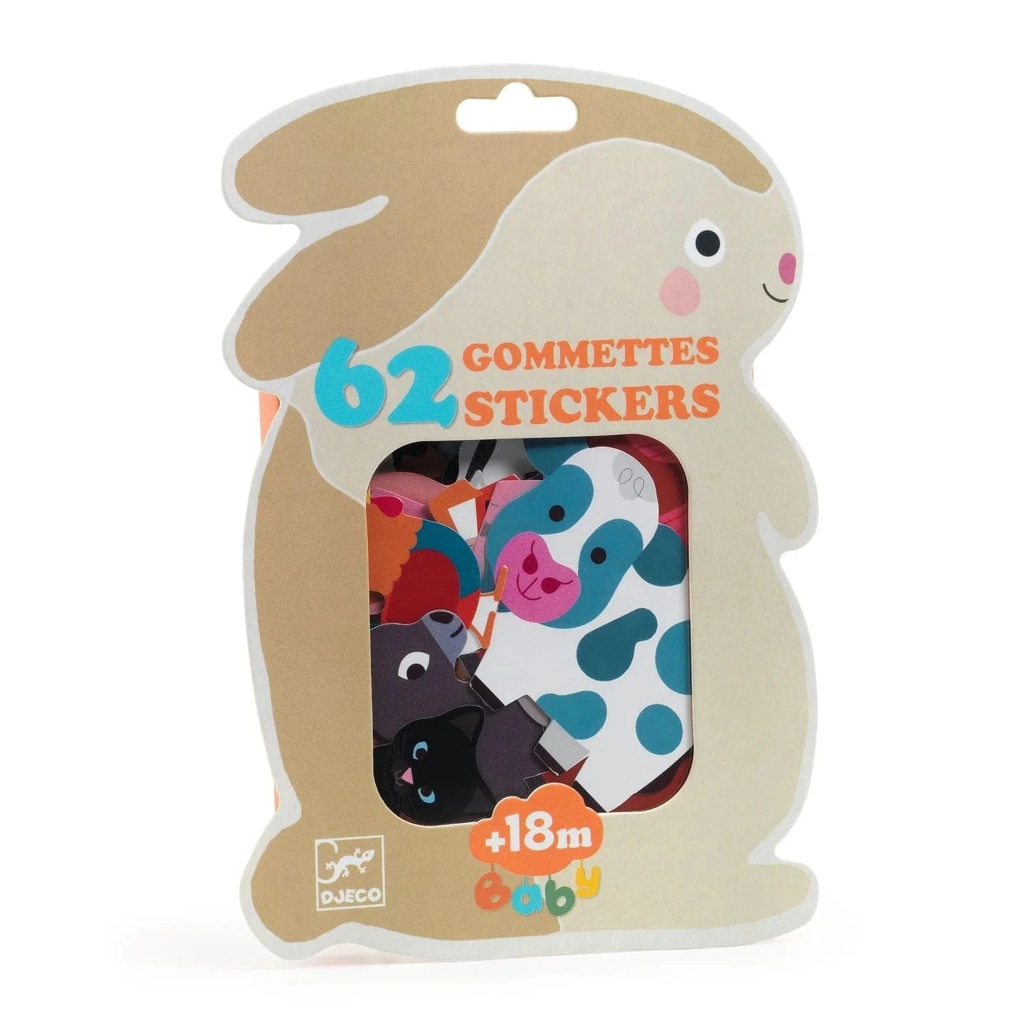 Farm Animals Baby Stickers Djeco Lil Tulips
