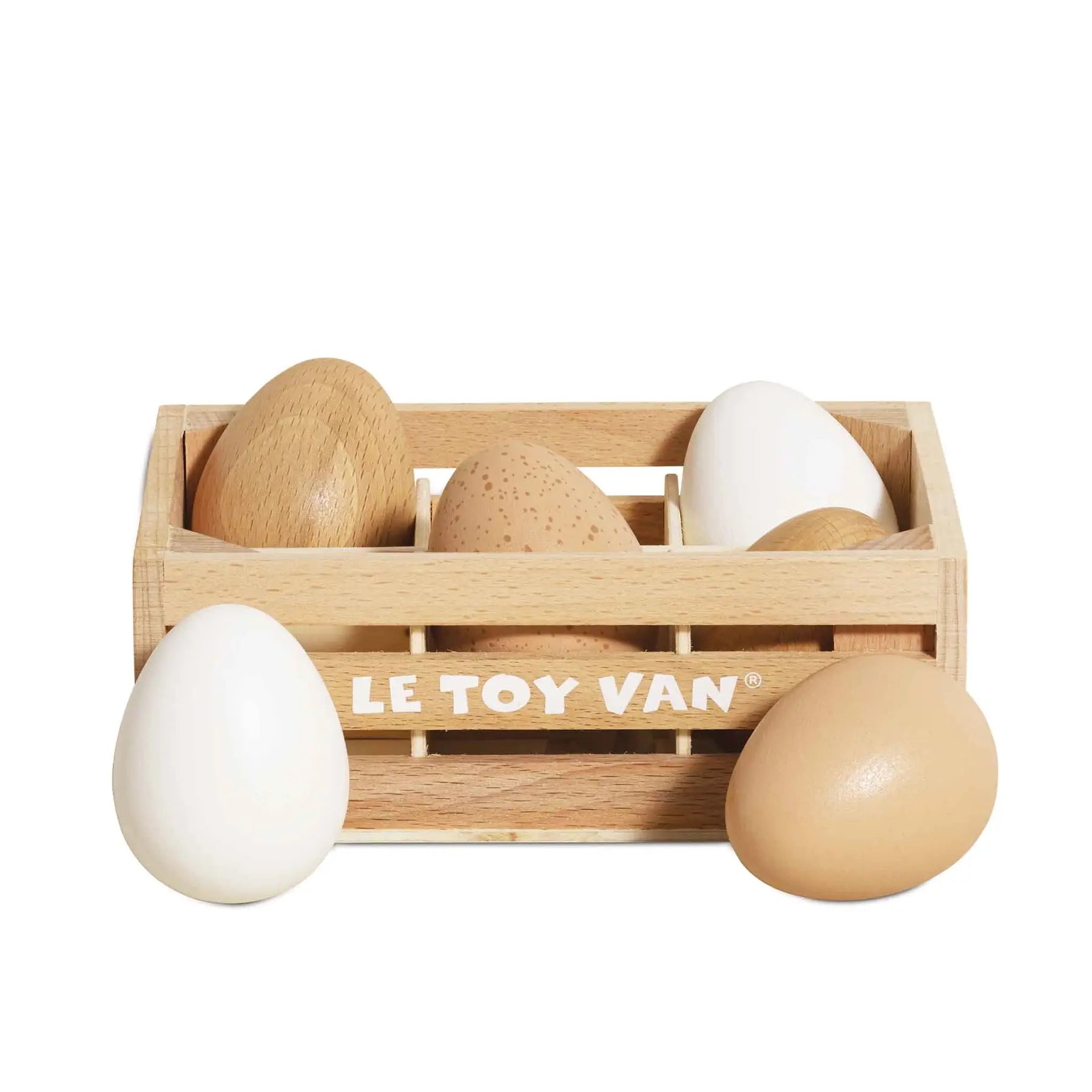 Farm Eggs Wooden Market Crate Le Toy Van Lil Tulips