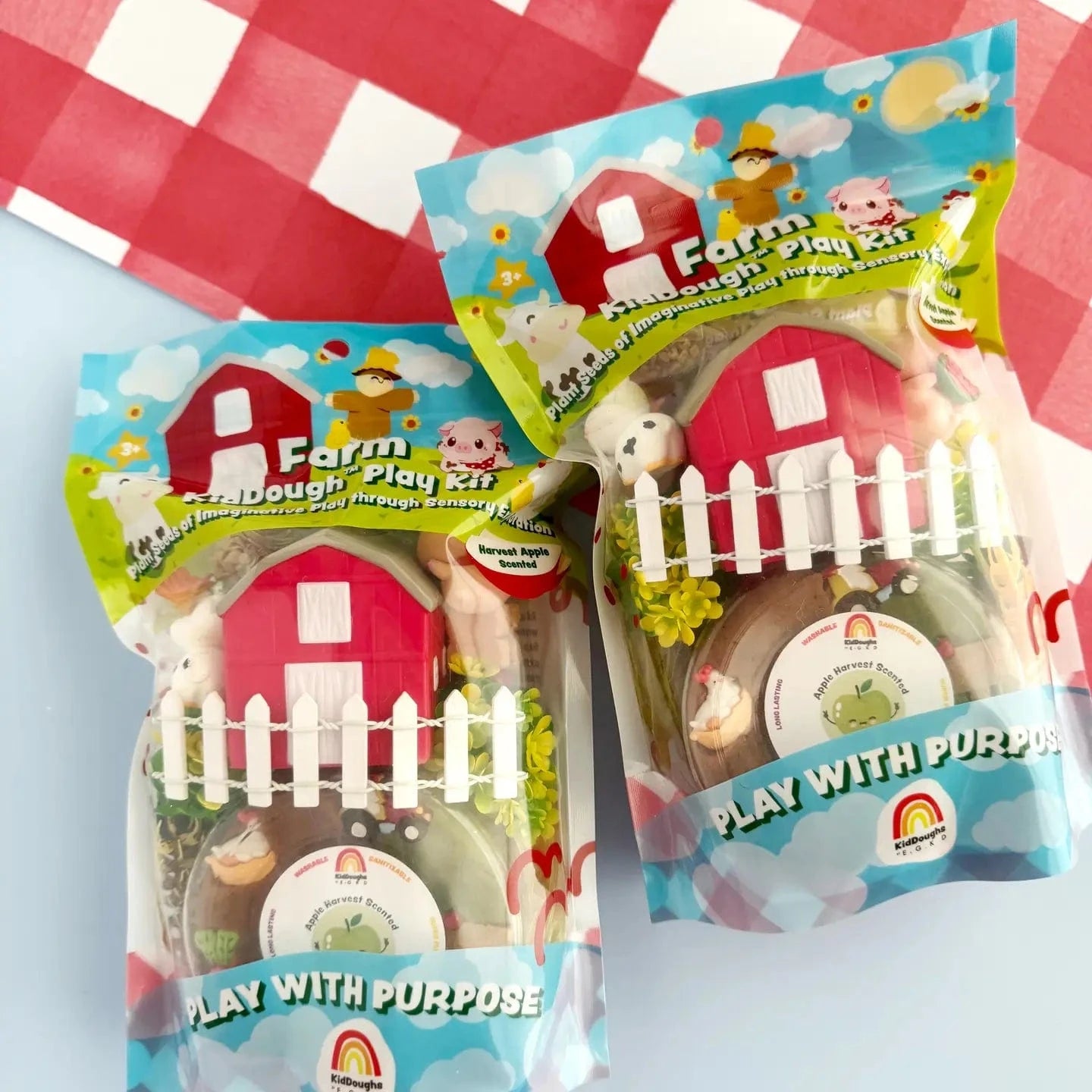 Farm Kiddough Play Kit Earth Grown KidDoughs Lil Tulips