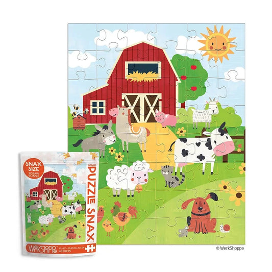 Farm Life 48 Piece Puzzle Snax WerkShoppe Lil Tulips
