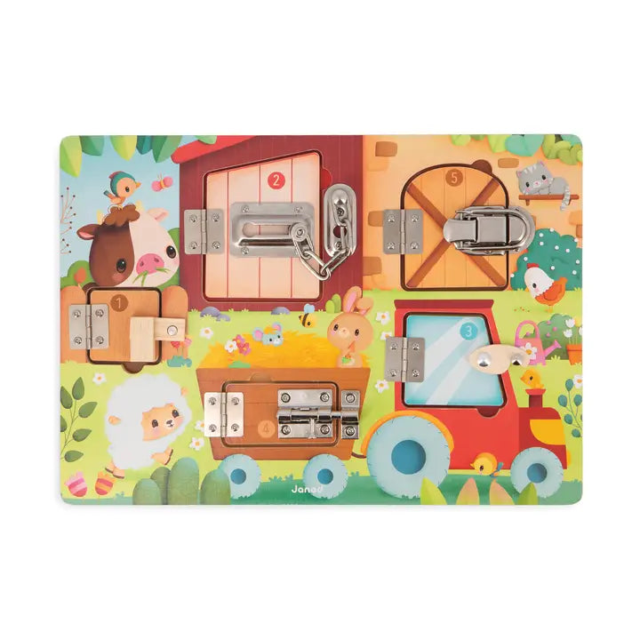 Farm Locks Board Janod Lil Tulips