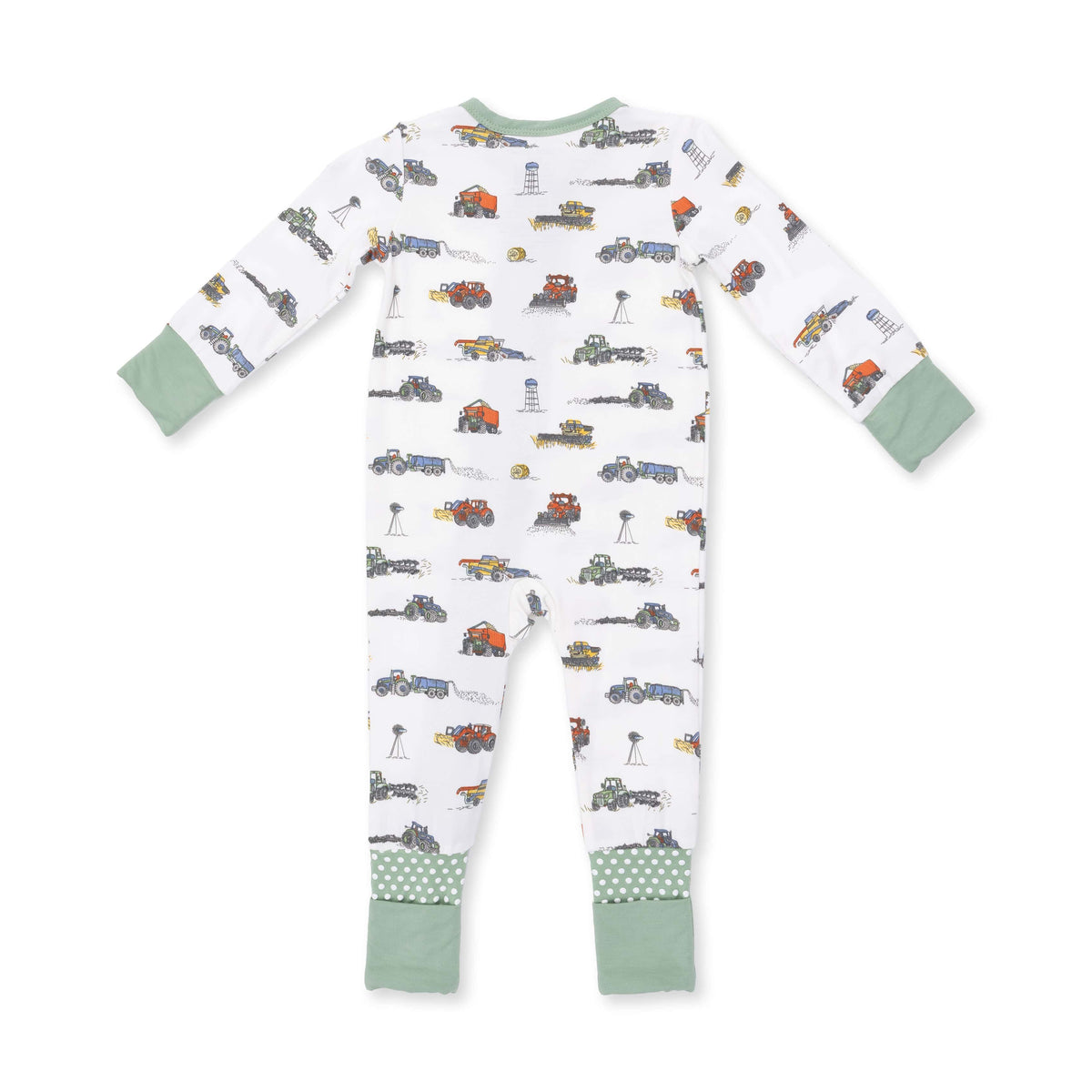Farm Machines - Convertible Romper Angel Dear Lil Tulips