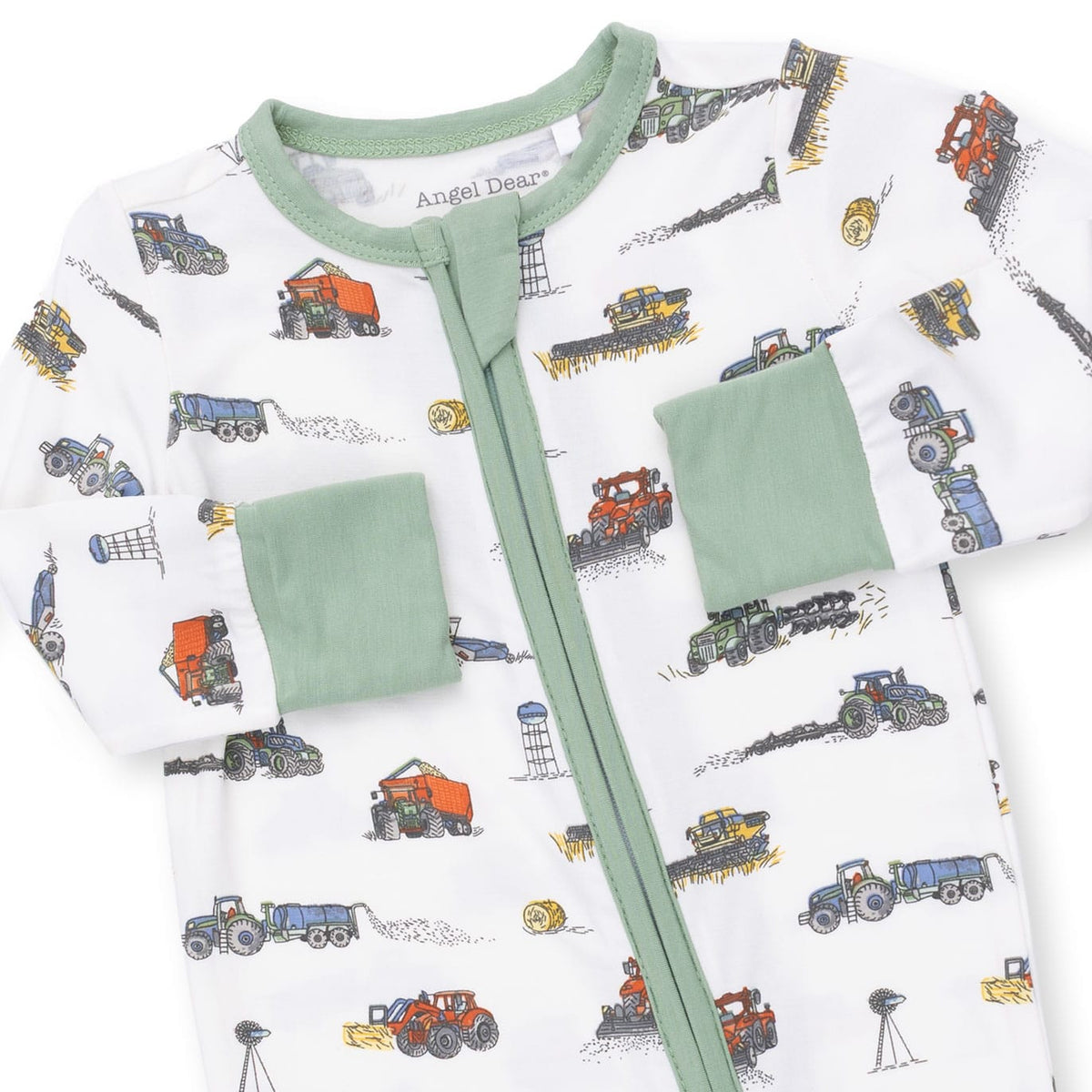 Farm Machines - Convertible Romper Angel Dear Lil Tulips