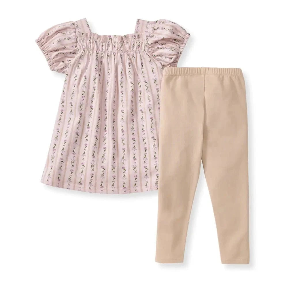 Farmhouse Floral Infant Tunic Set Burt's Bees Baby Lil Tulips