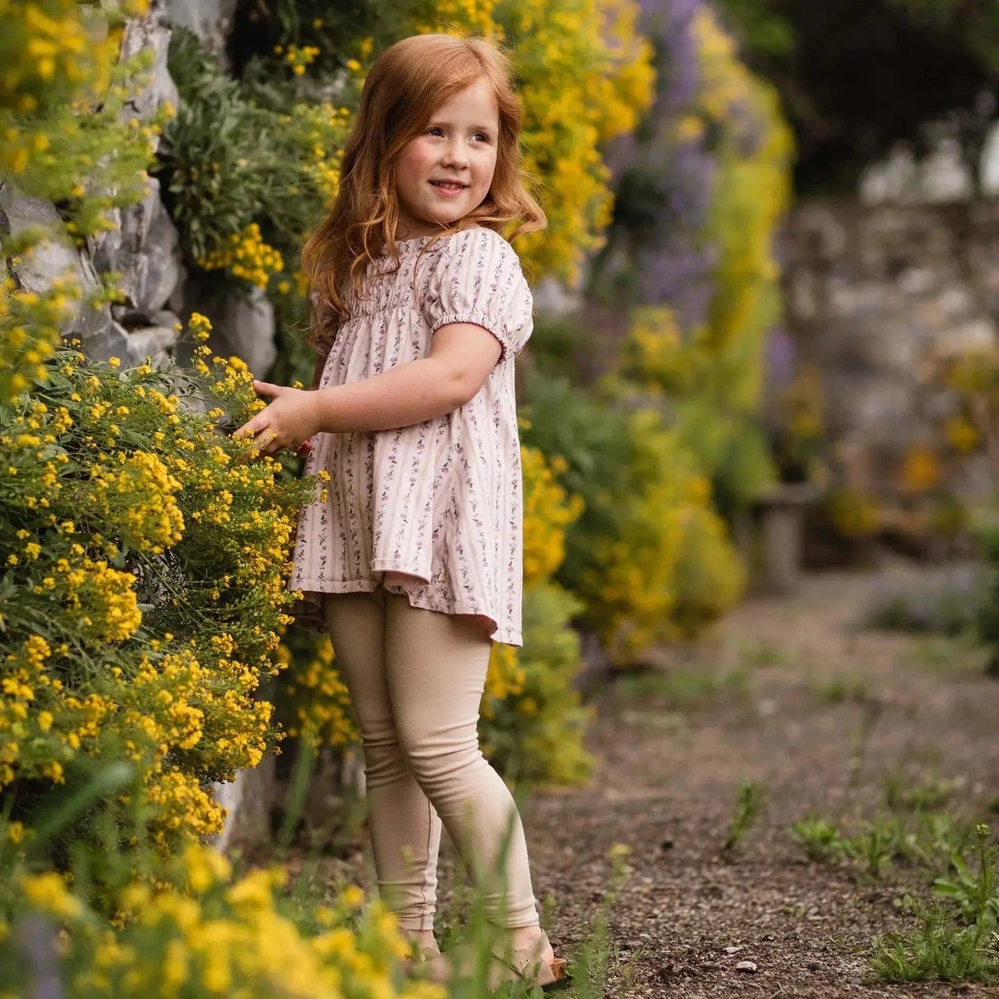 Farmhouse Floral Infant Tunic Set Burt's Bees Baby Lil Tulips