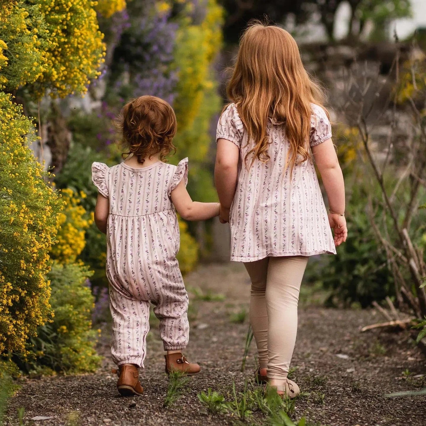 Farmhouse Floral Jumpsuit Burt's Bees Baby Lil Tulips