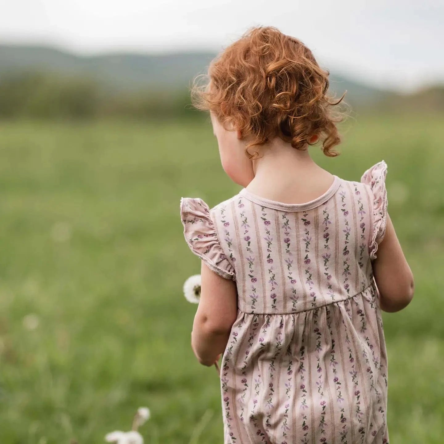 Farmhouse Floral Jumpsuit Burt's Bees Baby Lil Tulips
