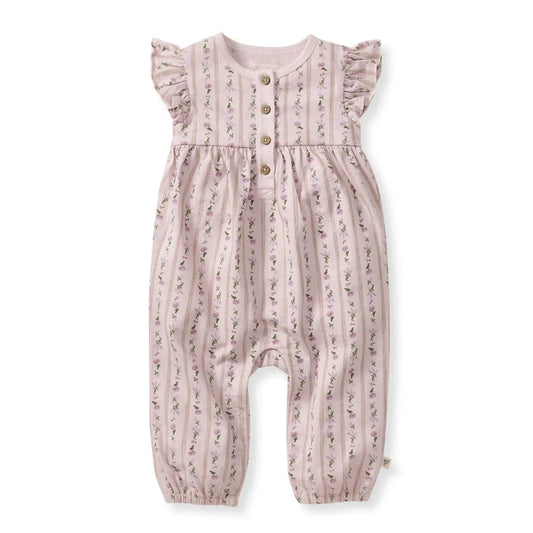 Farmhouse Floral Jumpsuit Burt's Bees Baby Lil Tulips