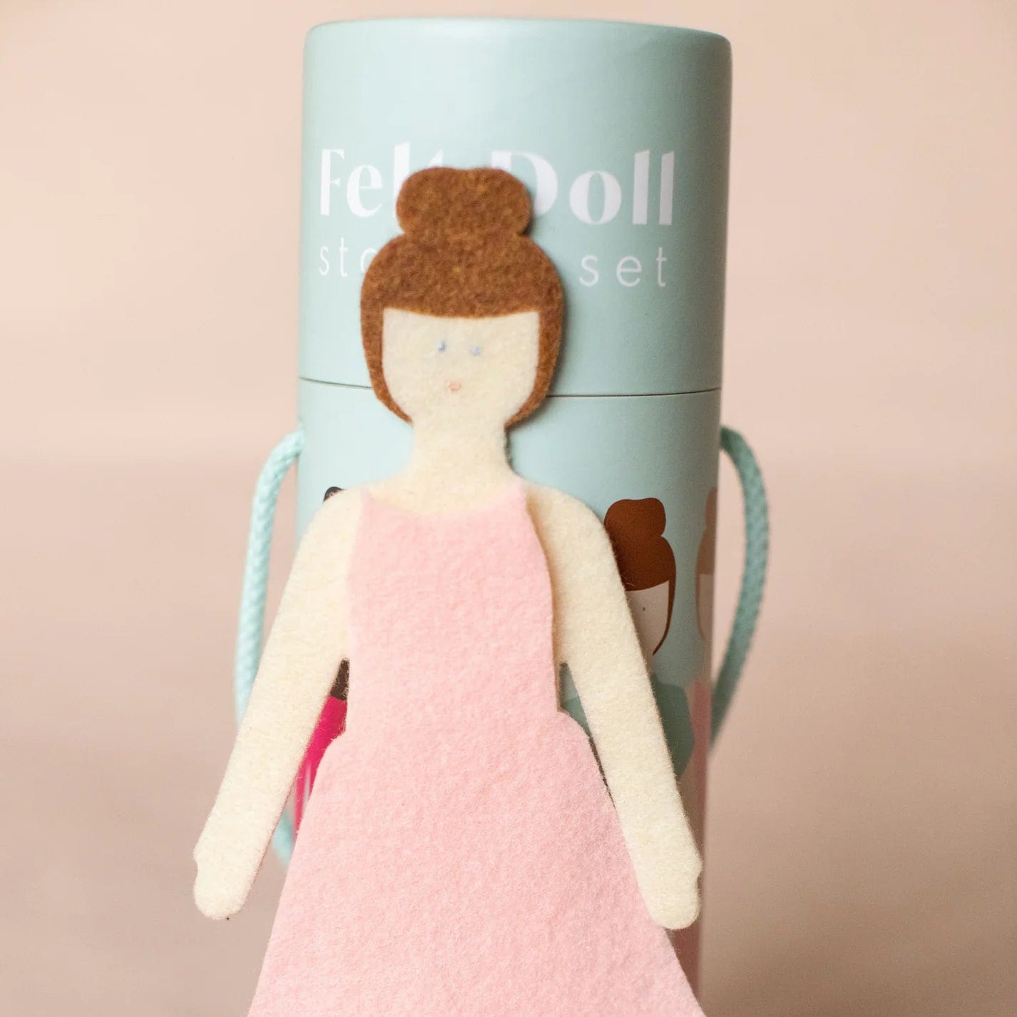 Felt Doll Starter Girl - Cinnamon lowercase toys Lil Tulips