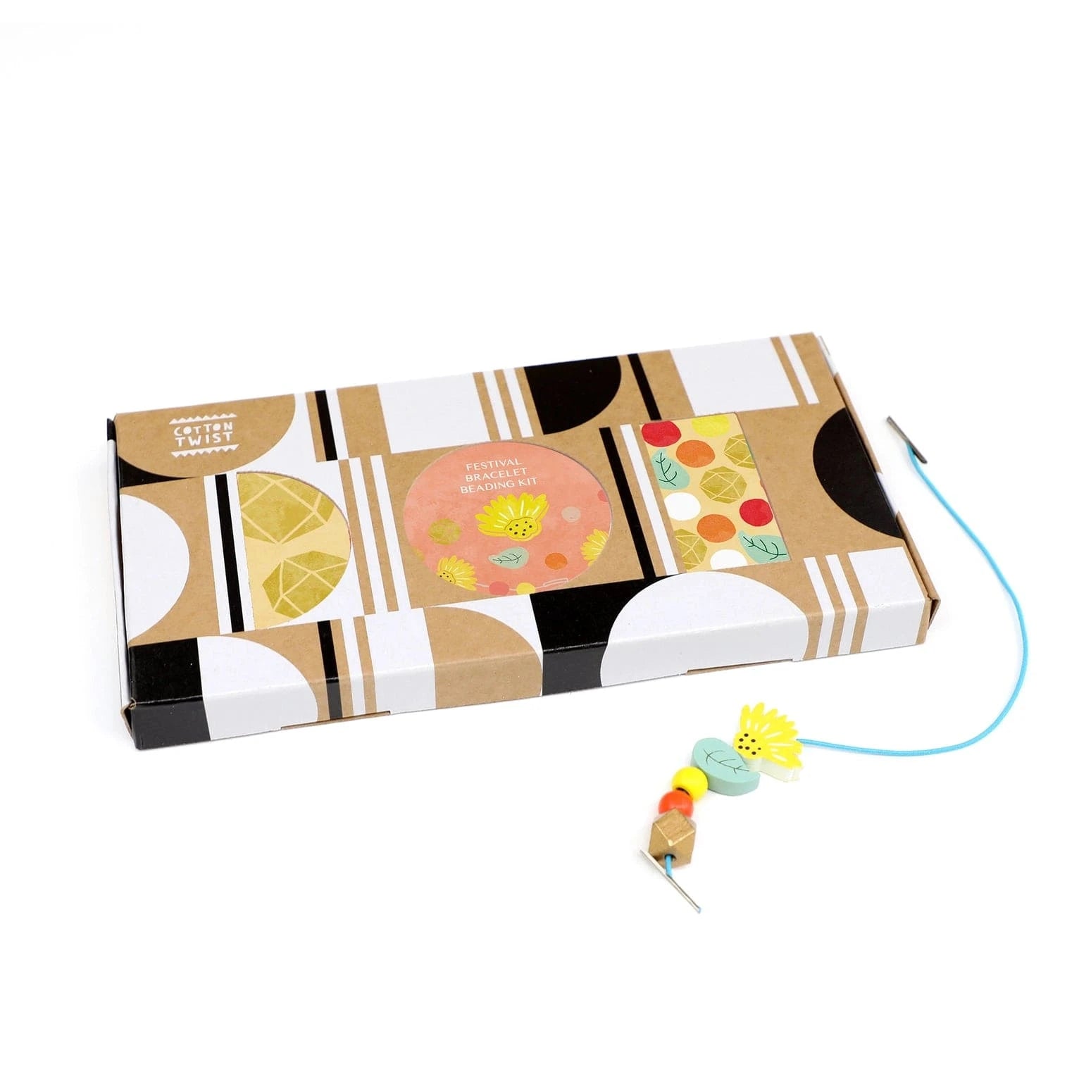 Festival Bracelet Making Kit (In Box) Cotton Twist Toy Craft Kits Lil Tulips