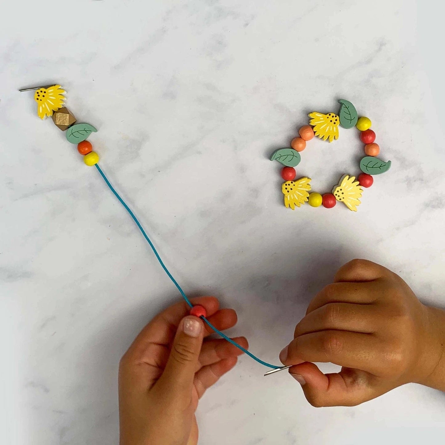 Festival Bracelet Making Kit (In Box) Cotton Twist Toy Craft Kits Lil Tulips