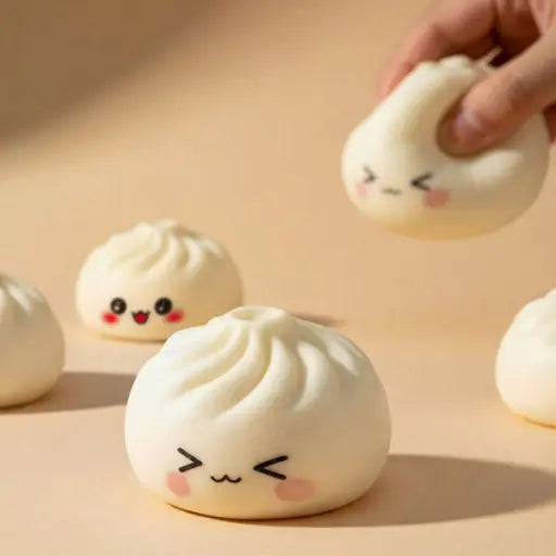 Find the Grilled Dumpling! Squishy - Styles Vary K-Wonderland Lil Tulips