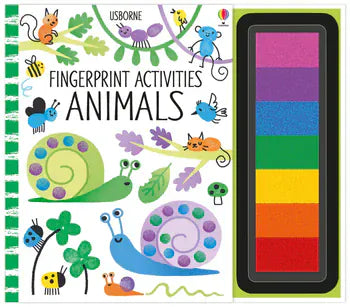 Fingerprint Activities Animals Harper Collins Childrens Lil Tulips