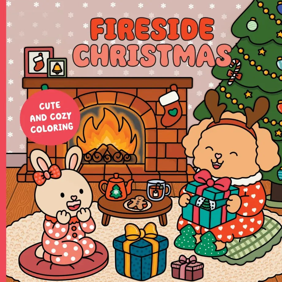 Fireside Christmas Coloring Book Abrams Lil Tulips