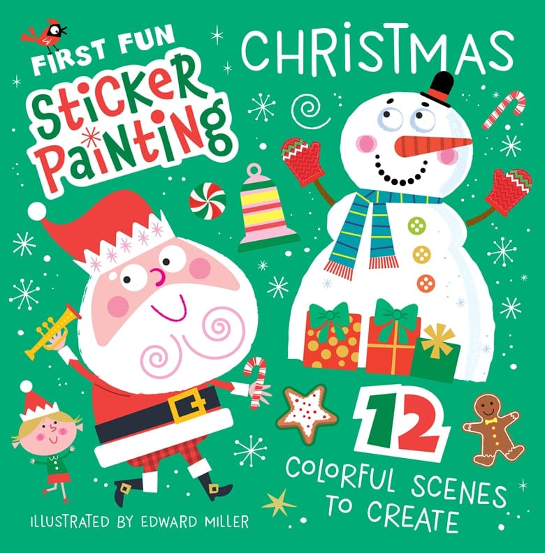 First Fun Sticker Painting: Christmas Fox Chapel Publishing Lil Tulips