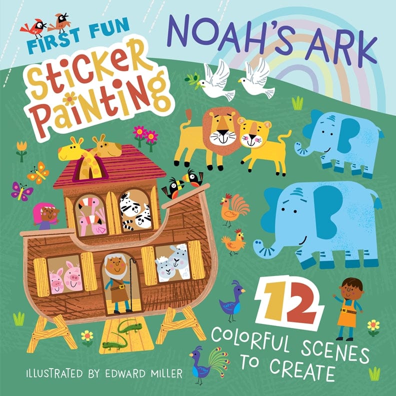 First Fun Sticker Painting: Noah's Ark Fox Chapel Publishing Lil Tulips