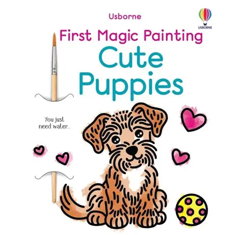 First Magic Painting Cute Puppies Harper Collins Childrens Lil Tulips