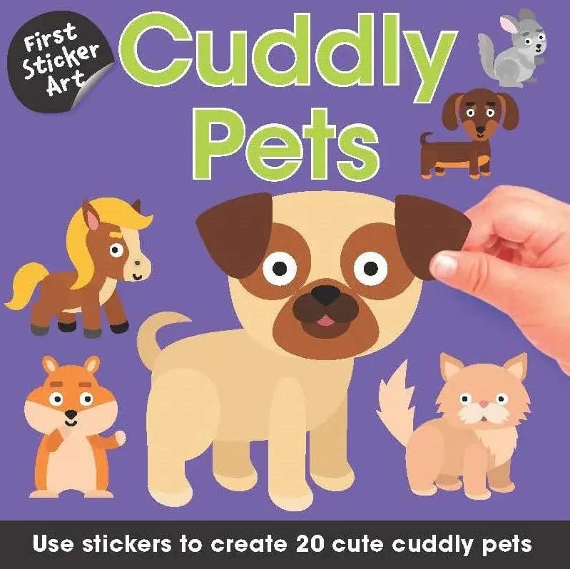 First Sticker Art: Cuddly Pets SourceBooks Lil Tulips
