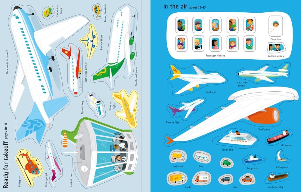 First Sticker Book Airport Harper Collins Childrens Lil Tulips